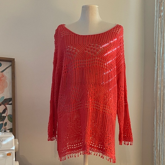 *NWOT* New Directions Woman Pink Knit Sweater - Picture 1 of 6